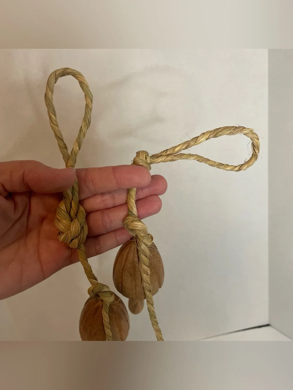 Wooden Mushroom Garland Boho Cottage Core Gnome Life Whimsy Wood Lot Of 2